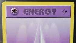 Pokemon Psychic Energy 1st Edition Shadowless Base Set 101/102 Card 1999 - Image 2