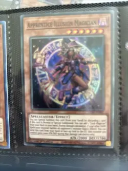 Yugioh Apprentice Illusion Magician LED6-EN007 Super Rare 1st Ed NM - Image 2