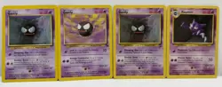 Pokemon TCG: Gastly 50/102- Gastly 33/62- 75/130 & Haunter 29/102- LP - Image 1