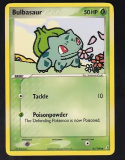Bulbasaur 45/100 Common Crystal Guardians Pokemon LP - Image 1