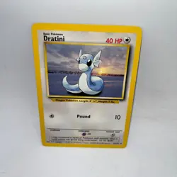 Dratini 26/102 Uncommon Base Set Unlimited Pokemon Lightly Played - Image 1