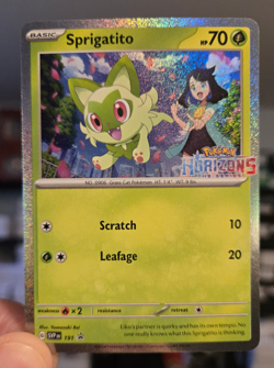 Pokemon TCG Sprigatito SVP 191 Scarlet & Violet Black Star Promo HOLO Rare NM/M - Image 1