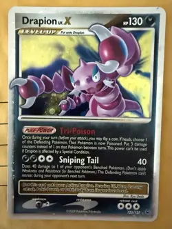 Pokemon Platinum Drapion LV. X Holo 123/127 - Image 1