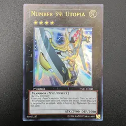 YuGiOh Number 39: Utopia YS11-EN041 Ultra Rare 1st Edition LP - Image 1
