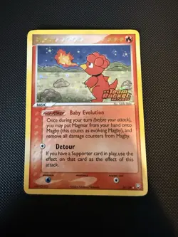 Pokemon Ex Team Rocket Returns Magby Reverse Holo 24/109 - Image 1