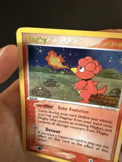 Pokemon Ex Team Rocket Returns Magby Reverse Holo 24/109 - Image 3
