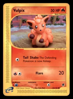 VULPIX 136/165 C EXPEDITION BASE SET POKEMON TCG MP - Image 1