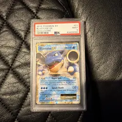 2016 Pokemon XY Evolutions #21 Blastoise Ex PSA 9 MINT - Image 1