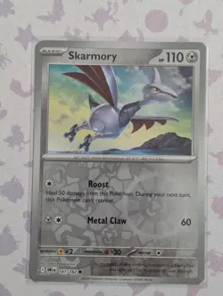 1c Auctions Pokemon 141/182 Skarmory Destined Rivals Reverse Holo NM - Image 1
