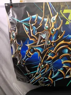 Yu-Gi-Oh Dark Magician Dark Paladin Anime Gaming Banner Full Circle Print - Image 2