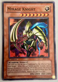 YuGiOh Mirage Knight DCR-018 1st Edition-Super Rare - Image 1