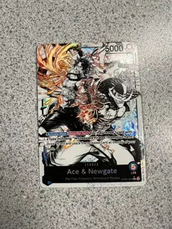 Ace and Newgate Leader ST22-001 [PAR] Parallel Starter Deck Promo One Piece TCG - Image 1