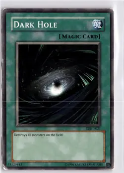 SDK E021 Dark Hole Common Unlimited Edition Yugioh Trading Card TCG - Image 3