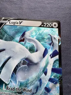 Pokemon TCG Lugia V SWSH301 Black Star Promo Card Sword & Shield (Near Mint) - Image 2