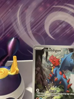 151/086 Druddigon White Flare Illustration Rare Pokemon Card M/NM UK seller - Image 4