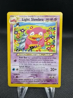 Pokemon TCG Light Jolteon/Slowbro - Neo Destiny Card - Image 2