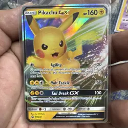 Pokemon Pikachu GX SM232 Black Star Promo Sun & Moon Promos Holo Card - Image 1