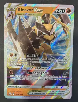 Kleavor VSTAR SWSH249 Black Star Promo Ultra Rare Holo Pokemon TCG Card NM/M - Image 1