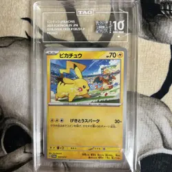 TAG 10 Pikachu 120/SV-P 2023 Japan Gym Event Prize Promo Pokemon GEM MINT - Image 1