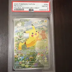 2024 Pikachu 088 Sv: Scarlet & Violet Promo Cards Holo Pokemon PSA 8 - Image 1