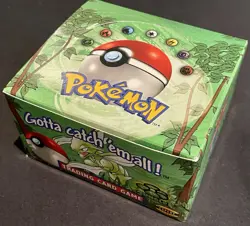 ORIGINAL POKEMON JUNGLE SET BOOSTER BOX - NO PACKS - OPENED - M/NM - EXCLNT COND - Image 1