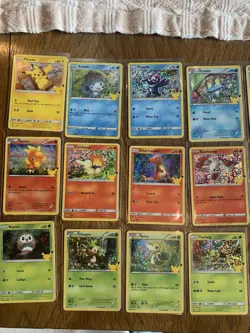 2021 POKEMON HOLO McDONALDS COMPLETE SET CELEBRATIONS 25TH ANNIVERSARY ALL HOLOS - Image 1
