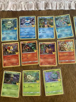 2021 POKEMON HOLO McDONALDS COMPLETE SET CELEBRATIONS 25TH ANNIVERSARY ALL HOLOS - Image 3