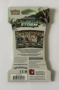 Pokemon TCG - Celestial Storm Sleeved Booster Pack Stakataka Artwork - Sealed! - Image 2