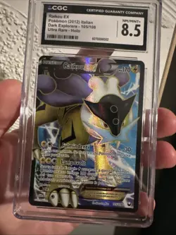 Pokemon TCG Raikou EX - Full Art - Dark Explorers- 105/108 CGC 8.5 Italian - Image 1