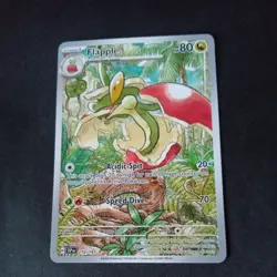 Pokemon TCG Flapple 210/191 Sv08: Surging Sparks Holo illustration Rare NM - Image 1