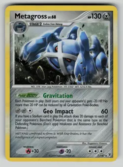 Metagross 7/147 Supreme Victors Pokemon Holo LP - Image 1