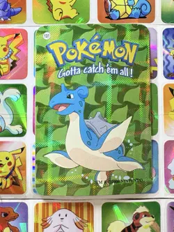 Pokemon Lapras Vintage Pocket Monsters Vending HOLO Prism Sticker 2000 Nintendo - Image 1