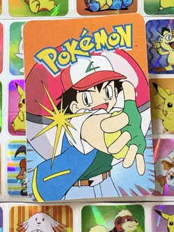 Pokemon Lapras Vintage Pocket Monsters Vending HOLO Prism Sticker 2000 Nintendo - Image 5