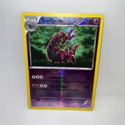 Scolipede 54/114 Rare Black & White Pokemon Reverse Holo Moderately Played - Image 1