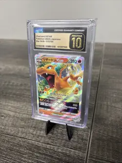 2022 Pokemon Charizard VSTAR 015/100 S9: Star Birth Holo (Jpn) CGC Prestine 10 - Image 2