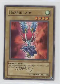 Harpie Lady Unlimited YuGiOh Metal Raiders #MRD-008 2002 - Image 1