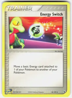 POKEMON ENERGY SWITCH 82 RUBY & SAPPHIRE LP - Image 1
