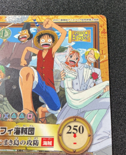 Luffy Pirates Bandai One Piece Carddass Hyper Battle Promo C-T2 2001 - Image 3