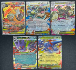Pokemon Mega EX Lot 5 Cards - Gengar, Camerupt, Kangaskhan, Lopunny & Heracross - Image 1
