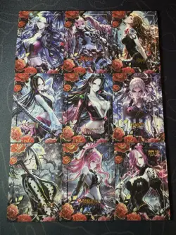 One Piece Collectible Character Anime Waifu 9 Doujin Full Art Cards Rose Limited - Image 1