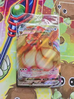 Pokemon TCG Eevee VMAX SWSH087 Shining Fates Promo Card Sealed - Image 1