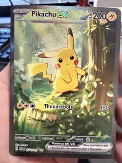 Pikachu EX 276/217 SIR Full Art Pokemon Card NM/MINT Ascended Heroes - Image 5