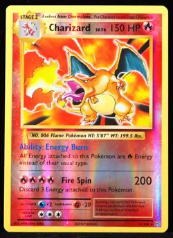 Charizard LV.76 #11/108 LP Pokemon Card - Image 1
