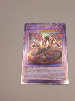 Starving Venom Fusion Dragon RA04-EN272 Secret Rare 1st Ed NM Yugioh - Image 2