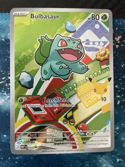 Pokemon TCG Bulbasaur 037 Promo Illustration First Partner 30th Anniversary NM - Image 1