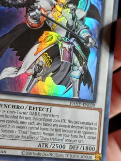 Yugioh Chaos Archfiend PHHY-EN039 Ultra Rare 1st Ed NM - Image 5