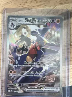 Pokemon TCG Cynthia's Garchomp SIR EX 232/182 Destined Rivals Mint - Image 1