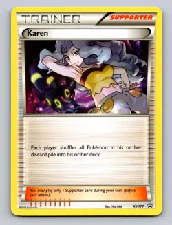 KAREN XY177 P XY PROMO POKEMON NM - Image 1