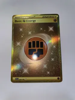 Pokemon TCG Basic Fighting Energy SV01 Secret Rare Holo 258/198 2023 - Image 1