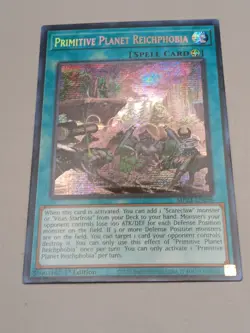 Yugioh Primitive Planet Reichphobia MP23-EN096 Secret Rare 1st Ed NM - Image 2
